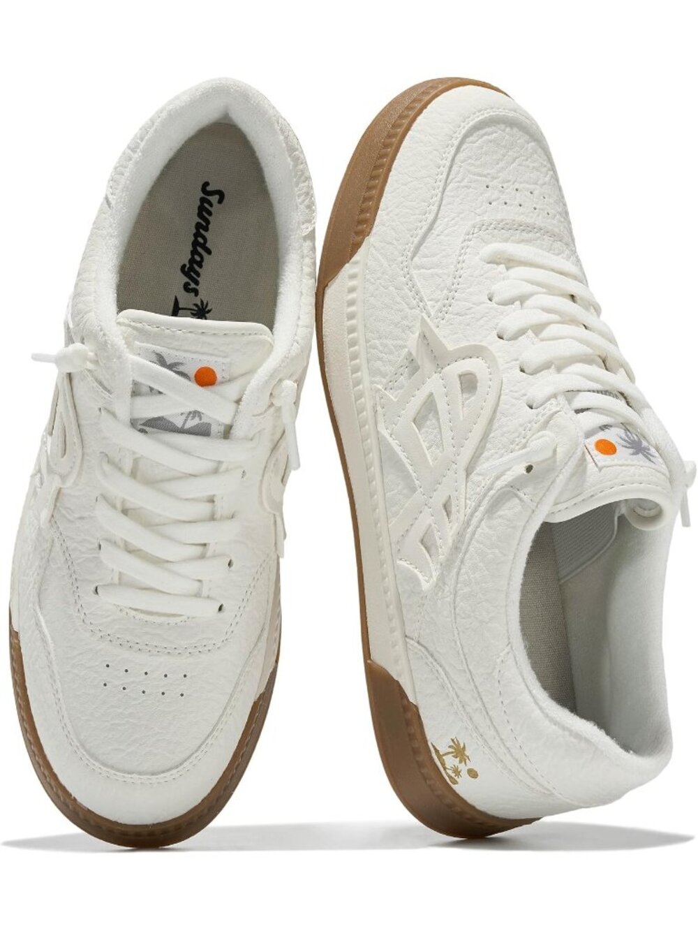 🆕Women White Brown Sundays Canvas Shoes Non-Slip Platform Lightweight Sneakers